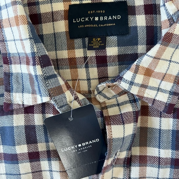 NWT Mens Lucky Brand Button Down - Picture 2 of 10